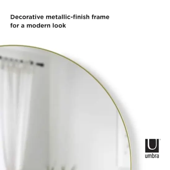 Umbra 36" Brass Hubba Arched Mirror {3}