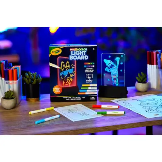 Crayola&reg; Multi-Color Light Board Set {12}