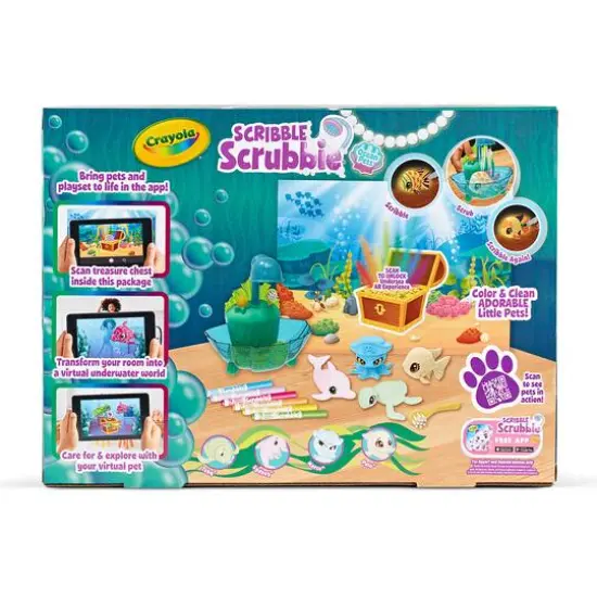 Crayola&reg; Scribble Scrubbie Ocean Pets Glow Lagoon {6}