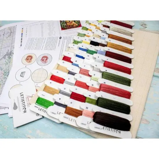 Letistitch Christmas Puppy Counted Cross Stitch Kit {16}