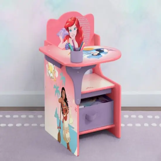 Delta Children Disney&reg; Princess Chair Desk with Storage Bin {5}