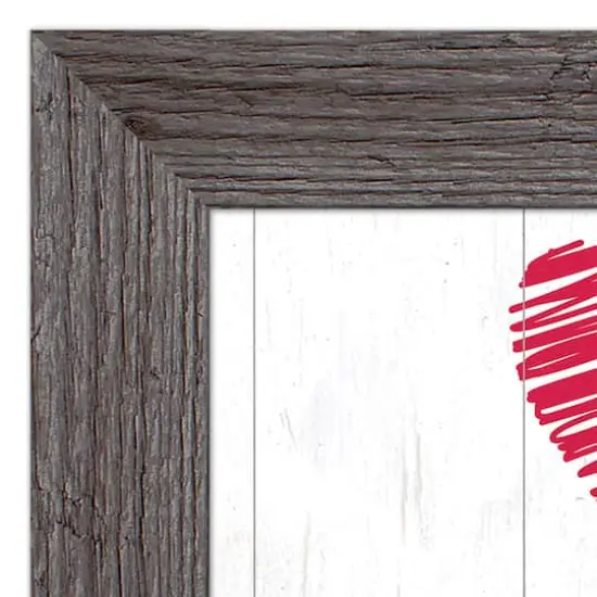 Tri Hearts Western Gray Framed Print {4}