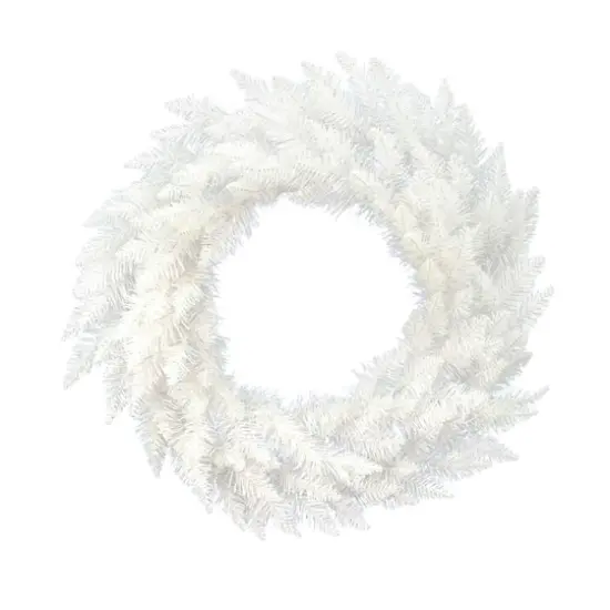 30" Sparkle White Spruce Wreath {1}
