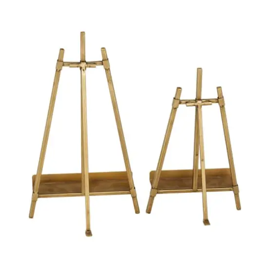 Gold Traditional Easel, {6}