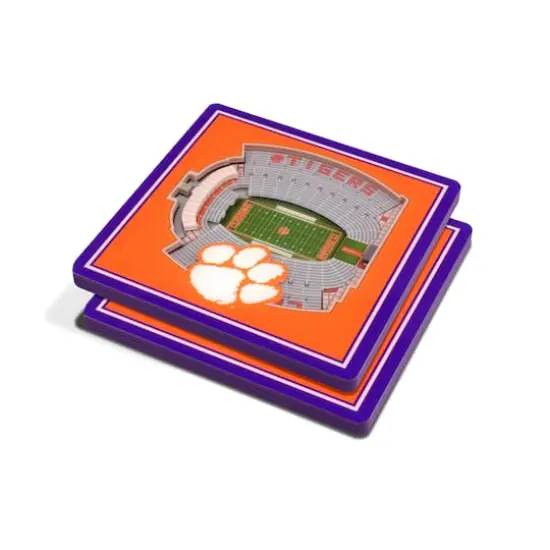 NCAA 3D StadiumView Coasters Clemson Tigers {1}