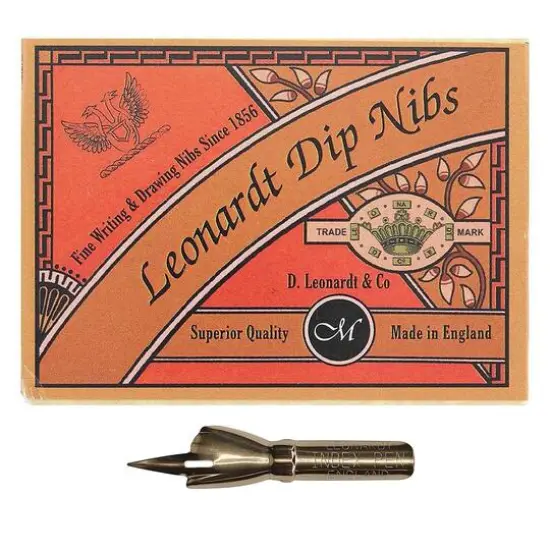 Manuscript Leonardt Bronze Index Dip Nibs, 24ct. {1}