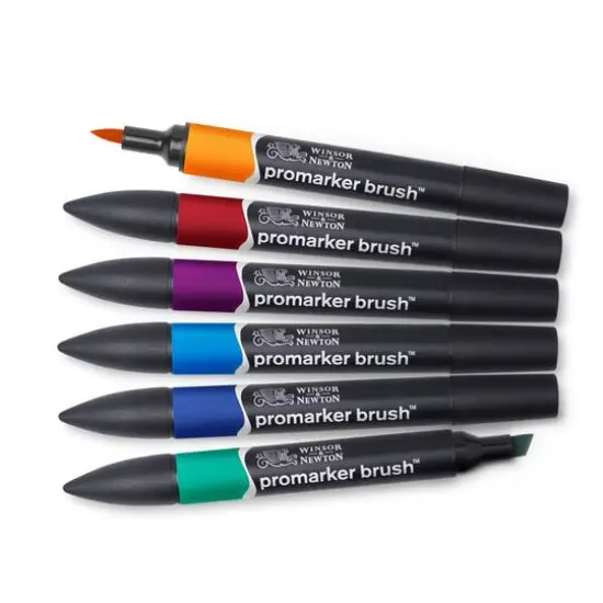 Winsor & Newton&reg; 6 Rich Tone Promarker Brush&trade; Set {4}