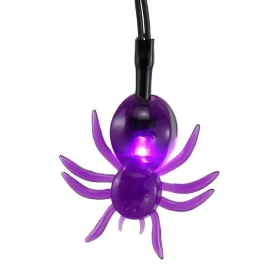 10ct. Purple LED Spider String Lights by Ashland&reg; {5}