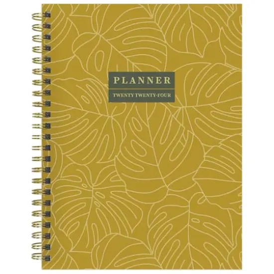 TF Publishing 2024 Golden Foliage Medium Weekly Monthly Planner {1}