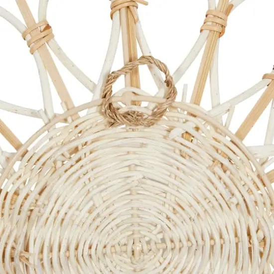 Set of 3 Brown Wood Coastal Style Abstract Wall Decor, 20", 24", 28" {5}