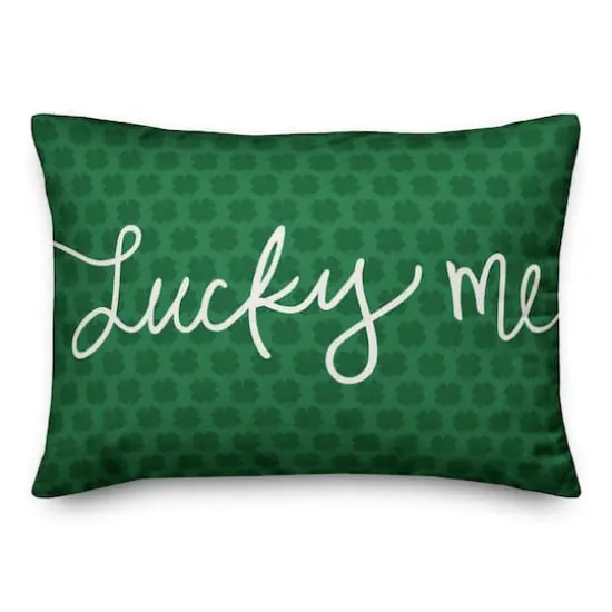 Lucky Me Throw Pillow {1}