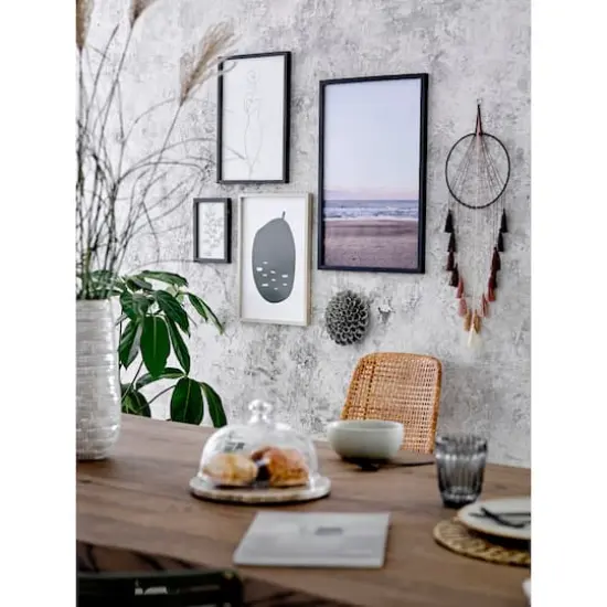 Hello Honey&reg; Brown Basketweave Embossed Stoneware Vase {5}