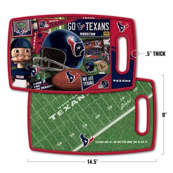 NFL Retro Series Cutting BoardHouston Texans {4}