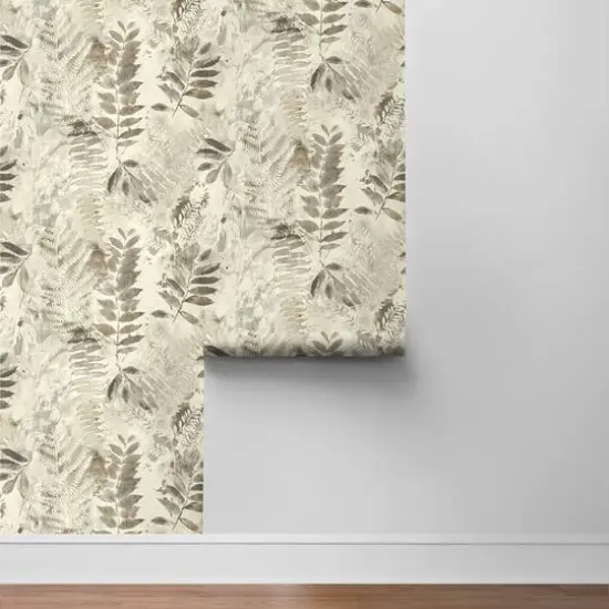 Surface Style Fern Memory Peel & Stick Wallpaper Latte {7}