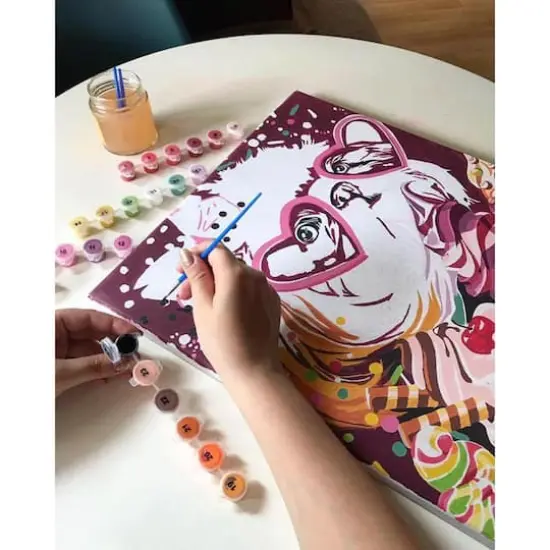 Crafting Spark Painting By Numbers Kit Celebration Sweet Eater {6}