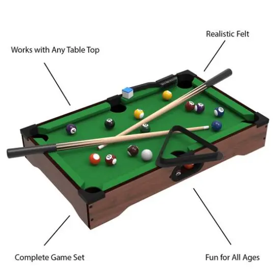 Toy Time Mini Billiard Set {4}