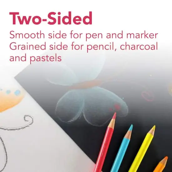 Canson&reg; Colorline&reg; White Drawing Paper Pad, 18" x 24" {2}