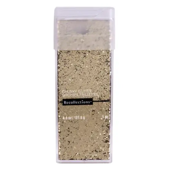 Chunky Glitter by Recollections&trade;, 4.5oz. Gold {1}