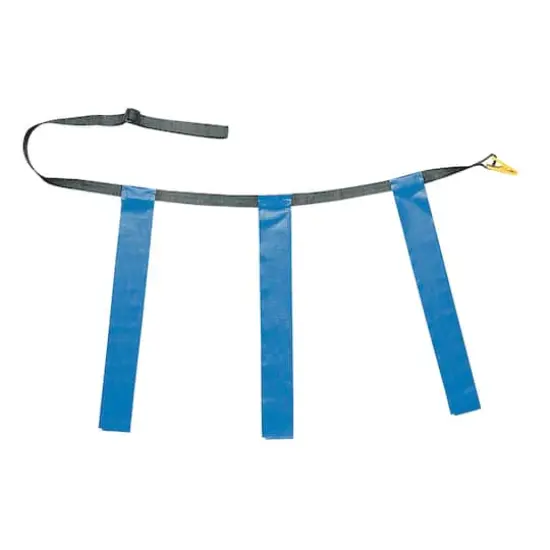 Champion Sports Adult Triple Flag Football Belt Set, 12ct. Blue {1}