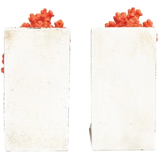 7" Orange Coral Reef Bookends, 2ct. {5}