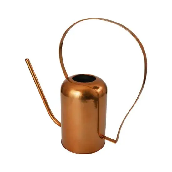 Hello Honey&reg; 18.5" Copper Modern Metal Watering Can {6}