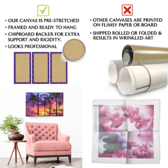 ArtSkills&reg; Brilliant Art Autumn Waterfall Stretched Canvas Diamond Painting Kit {7}