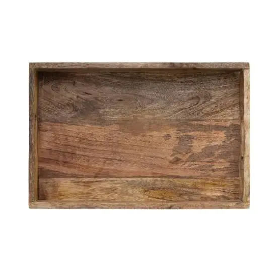 Hello Honey&reg; Natural Botanical Mango Wood Tray with Handles {6}