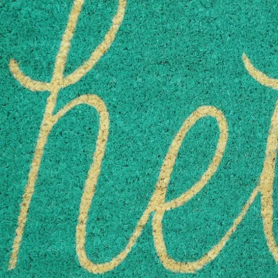 DII&reg; Hello Doormat Aqua {5}
