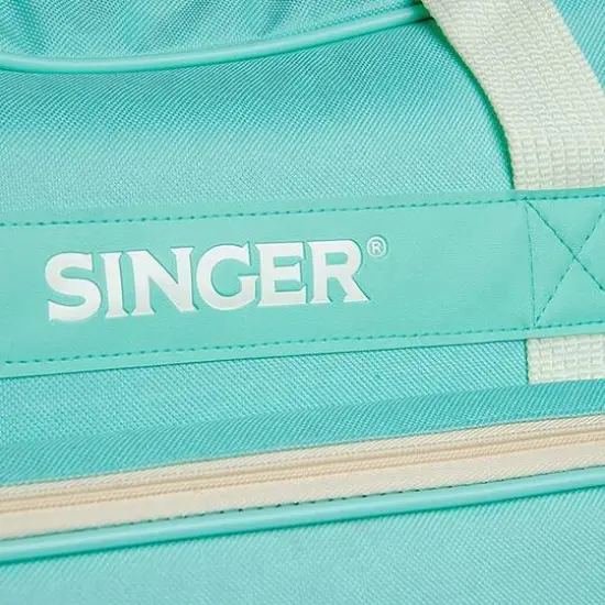 SINGER&reg; Teal Universal Canvas Tote Bag {4}