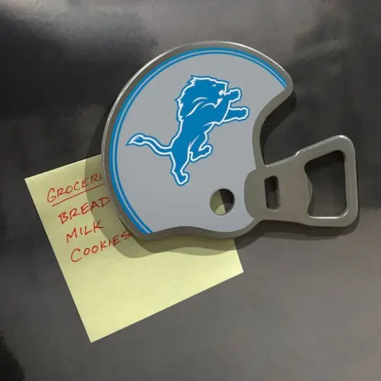 Football Season Opener Bottle Opener Detroit Lions {5}