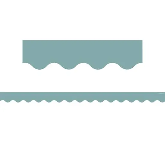 Teacher Created Resources Calming Blue Scalloped Border Trim, 210ft. {3}