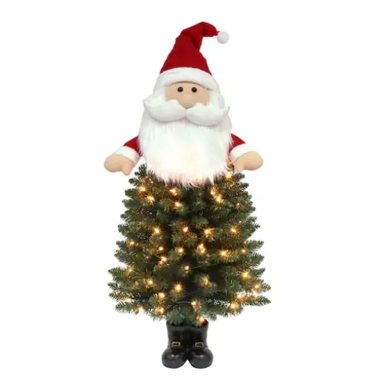 4ft. Pre-Lit Santa Tree, Clear Lights {1}