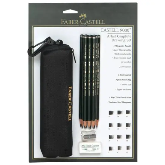 Faber-Castell&reg; Castell 9000&reg; Artist Graphite Drawing Set {1}