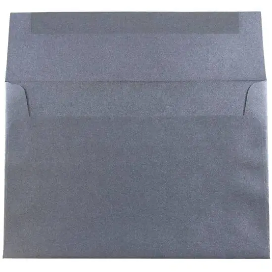 JAM Paper A8 Metallic Invitation Envelopes, 25ct. Anthracite Stardream {4}
