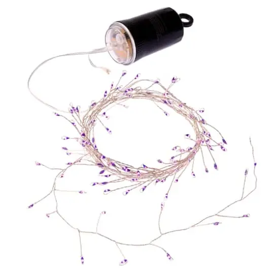 120ct. Purple LED String Lights Garland by Ashland&reg; {5}