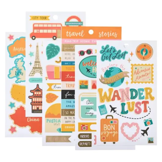 Wanderlust Stickers by Recollections&trade; {5}