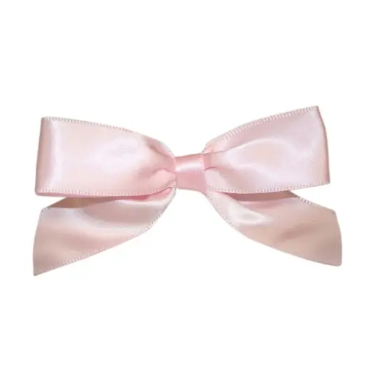 JAM Paper 3.25" Satin Twist Tie Bows, 100ct. Light Pink {1}