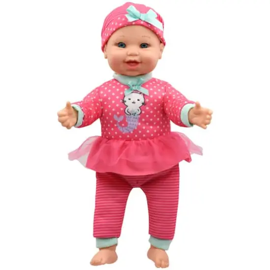 Little Darling 12" Soft Body Baby Doll With 6 Different Baby Sounds {1}