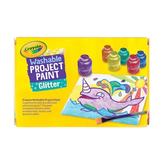 Crayola&reg; Glitter Washable Kids' Paint {7}