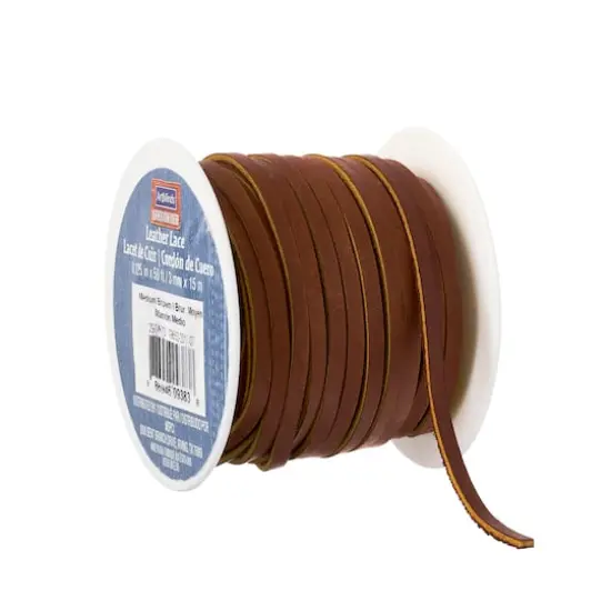 Latigo Lace by ArtMinds&trade; 50ft. Medium Brown {1}