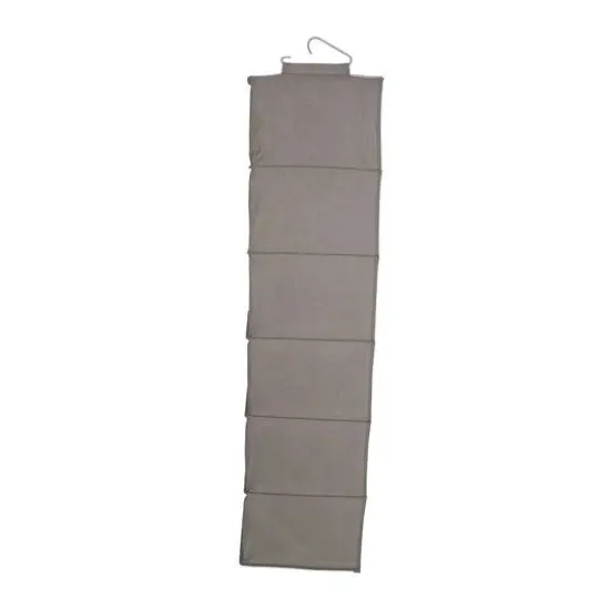 Household Essentials 6 Shelf Hanging Closet Organizer Silver {5}