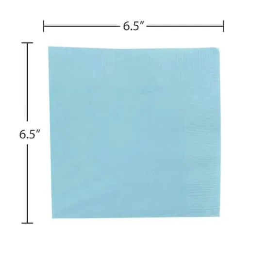 JAM Paper Medium Lunch Napkins, 100ct. Sea Blue {4}