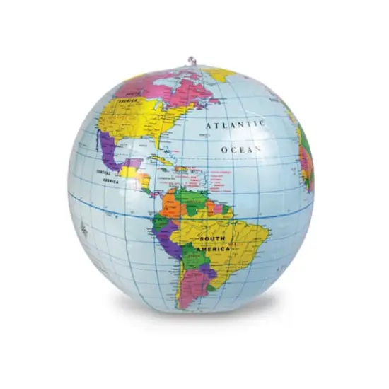 Learning Resources 12" Inflatable World Globe {1}