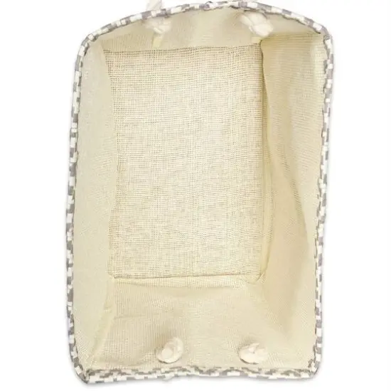 DII&reg; Medium Chevron Rectangle Paper Bin Nautical Blue {5}