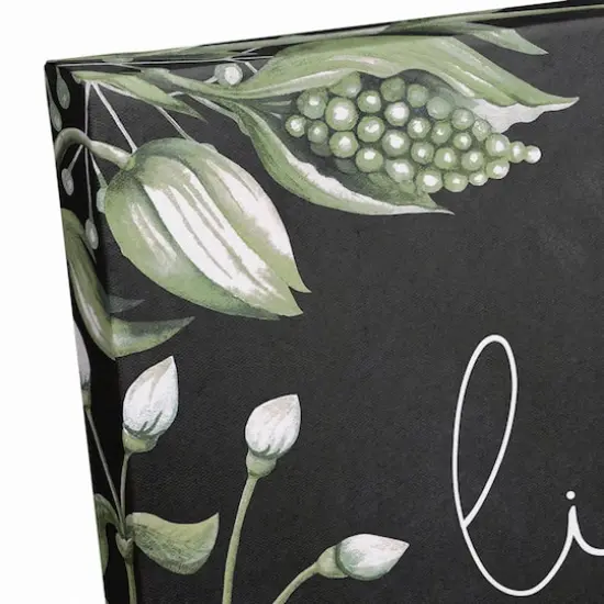 Live Life in Full Bloom Canvas Art {4}