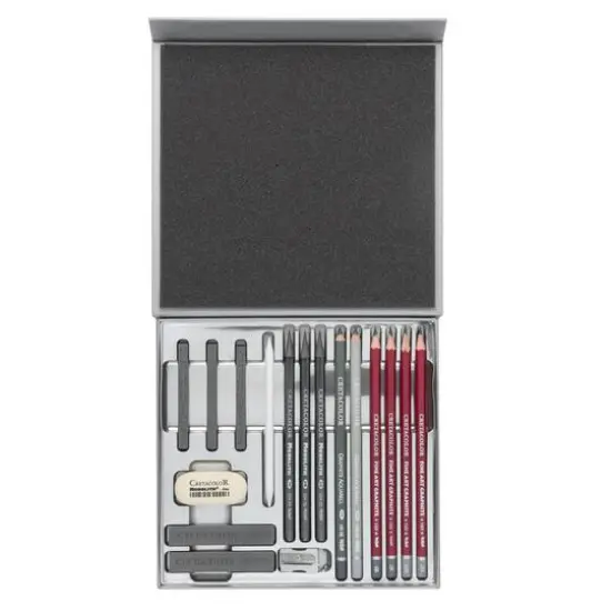 Cretacolor Silver 17 Piece Drawing Box Set {5}