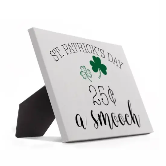 25 Cents A Smooch 8" x 10" Tabletop Canvas {3}