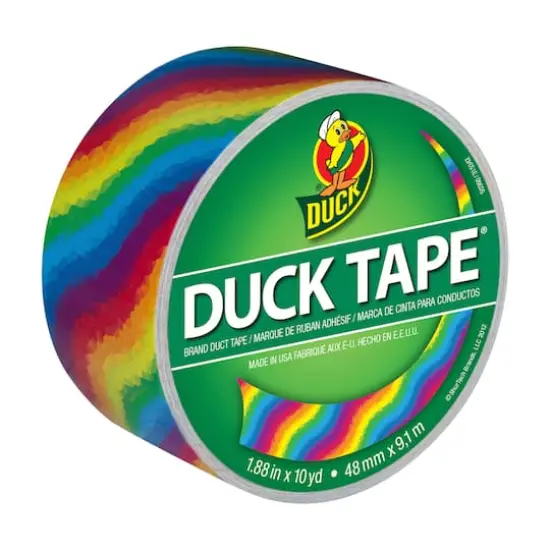 Duck Tape&reg; Rainbow Print Duct Tape {3}