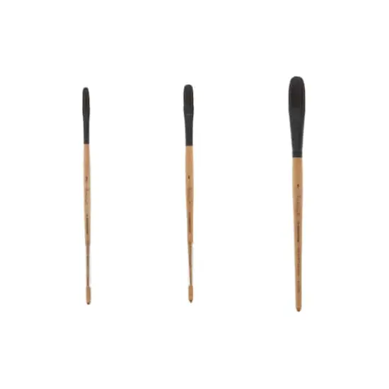 Princeton™ Catalyst™ Polytip™ Short Handle Bristle Filbert Brush {1}