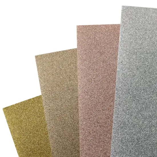12" x 24" Glitter Neutral 65lb. Cardstock Paper by Recollections&trade;, 12 Sheets {4}